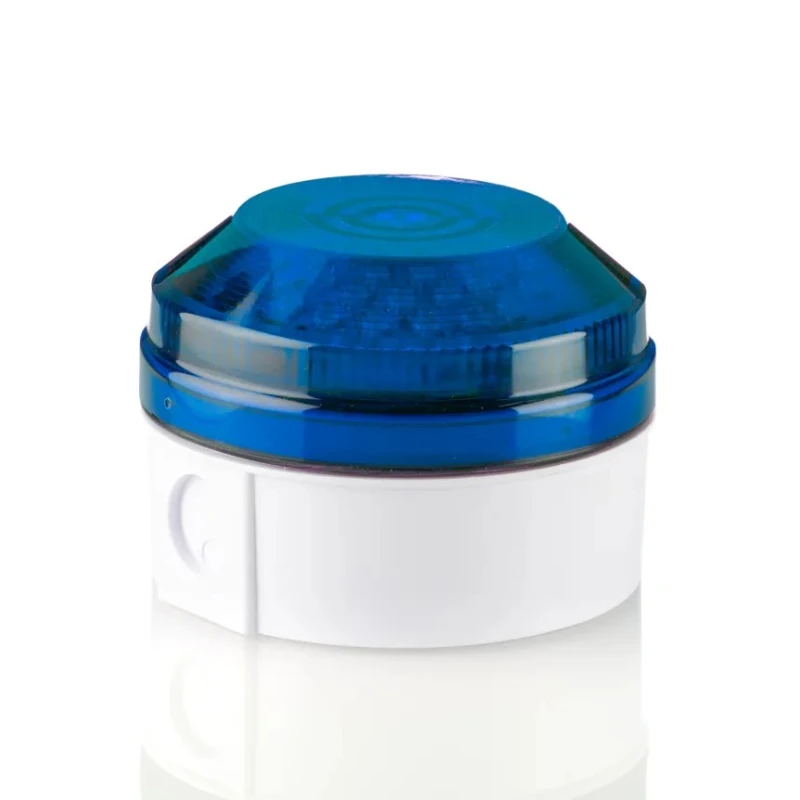 Moflash Industrial Blue LED Beacon Flashing Rear, ABS Housing, IP65, 280V AC/DC, LED195-05WH-03