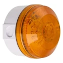Moflash Amber LED Multifunction Beacon 85V AC/DC 76mA Flashing Rear LED Bulb IP65 LED195-03WH-01