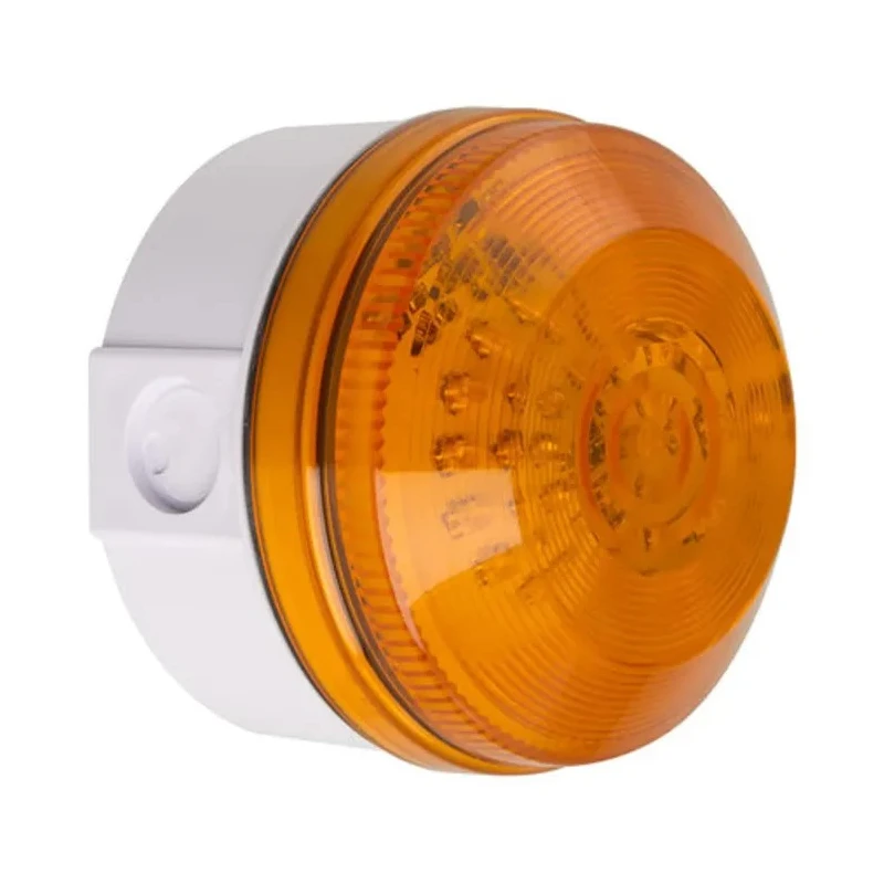 Moflash Amber LED Multifunction Beacon 85V AC/DC 76mA Flashing Rear LED Bulb IP65 LED195-03WH-01
