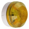 Moflash Industrial LED Amber Beacon 280V AC/DC Flashing, Rear Mount, IP65 LED195-05WH-SB-01
