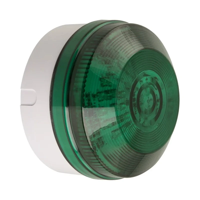 Moflash Industrial Green LED Beacon 280V AC/DC Low Current Consumption IP65 LED195-05WH-SB-04