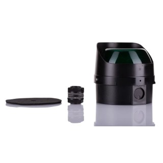 Moflash LED-TL Modular Series Green Beacon 280V AC/DC Steady and Flashing Wall Surface LED Bulb IP65 