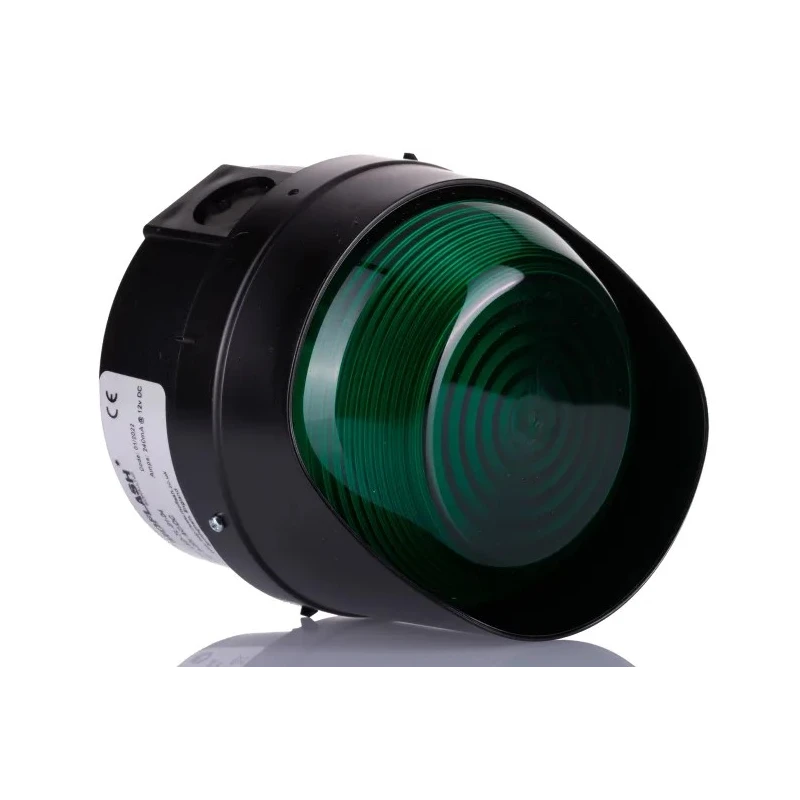 Moflash LED-TL Modular Series Green Beacon 280V AC/DC Steady and Flashing Wall Surface LED Bulb IP65 