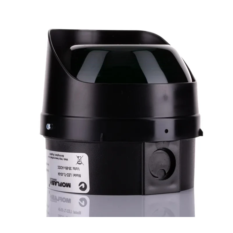 Moflash LED-TL Modular Series Amber Beacon 280V AC/DC Steady, Flashing Surface Wall LED Bulb IP65 