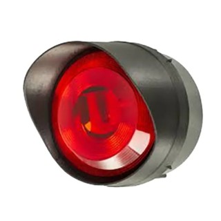 Moflash LED-TL Modular Series Red Beacon 280V AC/DC Steady Wall Surface LED Bulb IP65 