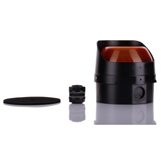 Moflash LED-TL Modular Series Amber Beacon 280V AC/DC Steady Flashing Wall Surface LED Bulb IP65 