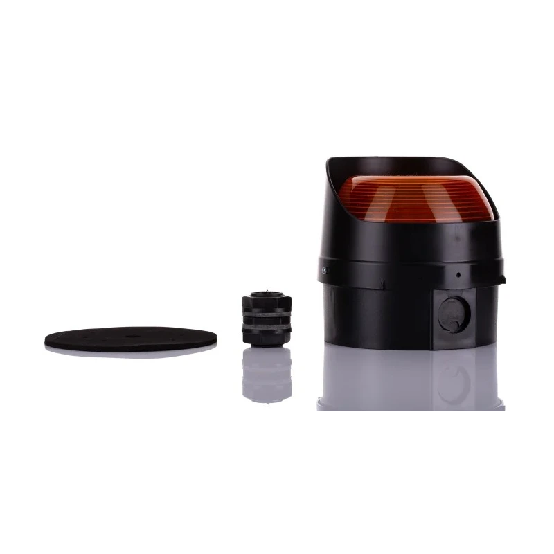 Moflash LED-TL Modular Series Amber Beacon 280V AC/DC Steady Flashing Wall Surface LED Bulb IP65 