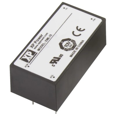XP Power Switching Power Supply 5V DC 15W PCB Mount Medical Grade EML15US05-E