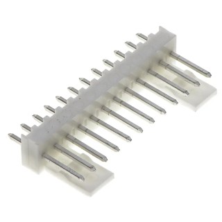 Molex KK 254 Series Straight Through Hole Pin Header, 12 Contact(s), 2.54 mm Pitch, 1 Row, Unshrouded 22-27-2121