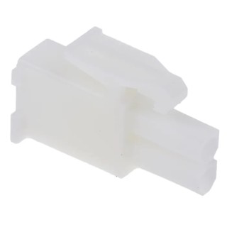 TE Connectivity Mini-Universal MATE-N-LOK Male Connector Housing 4.2 mm Pitch 2 Way 1 Row Straight 172165-1