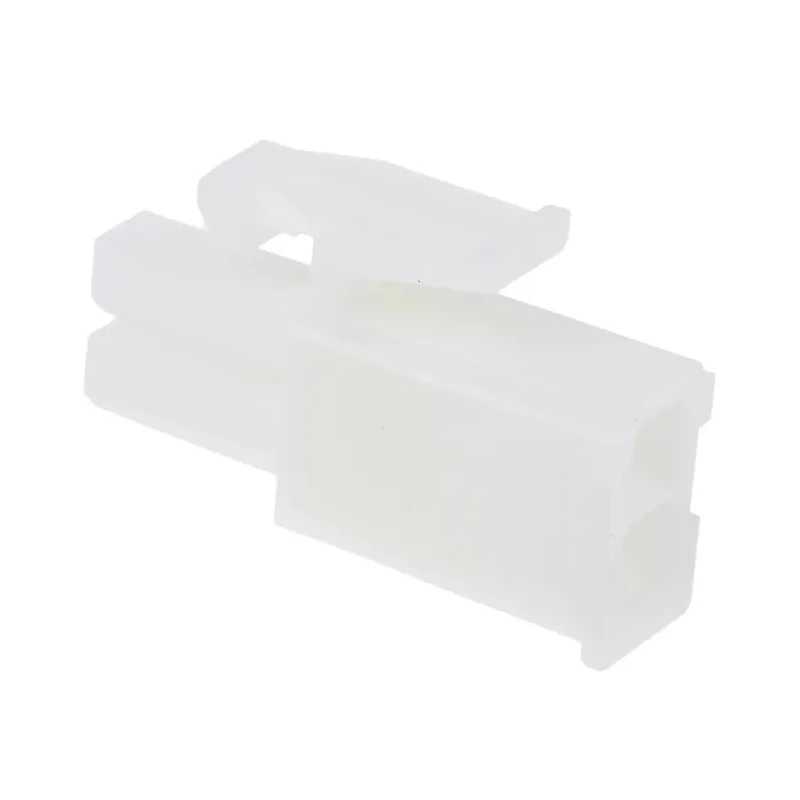 TE Connectivity Mini-Universal MATE-N-LOK Male Connector Housing 4.2 mm Pitch 2 Way 1 Row Straight 172165-1