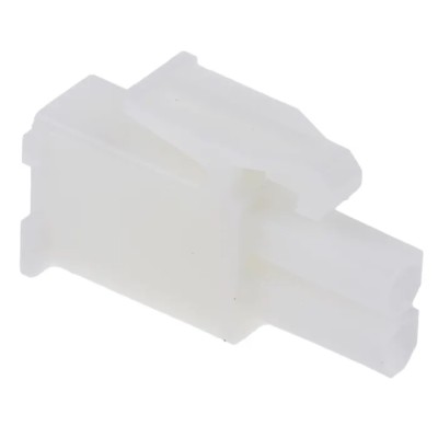 TE Connectivity Mini-Universal MATE-N-LOK Male Connector Housing 4.2 mm Pitch 2 Way 1 Row Straight 172165-1