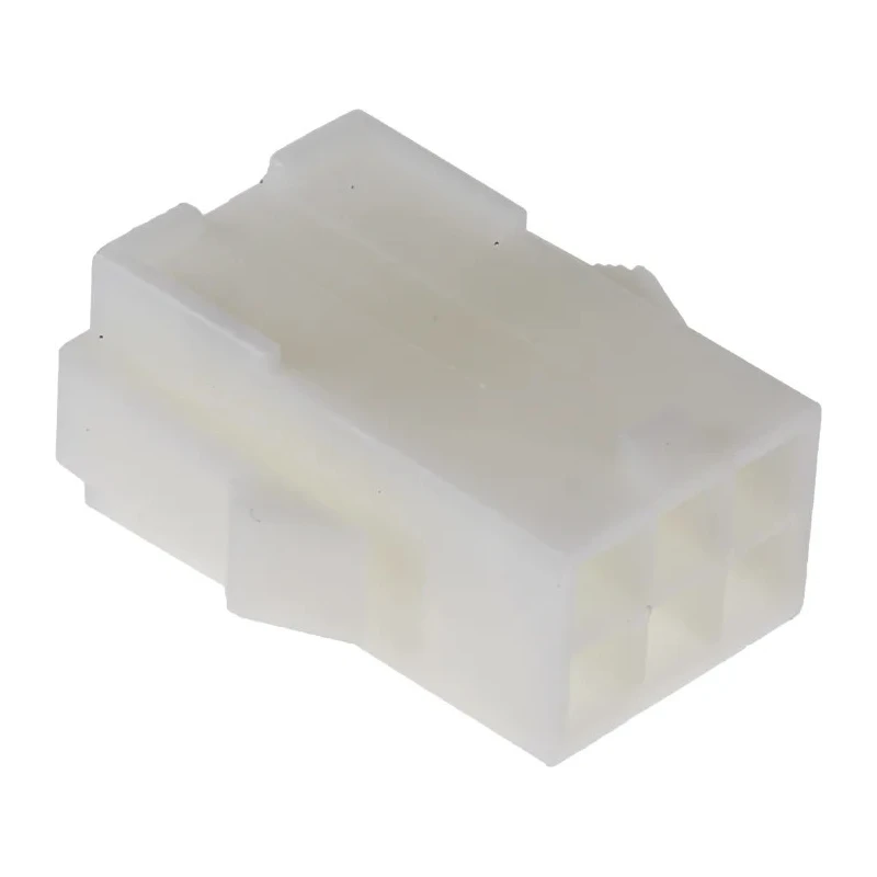TE Connectivity Mini-Universal MATE-N-LOK Female Connector Housing 4.2 mm Pitch 6 Way 2 Row Straight 172160-1