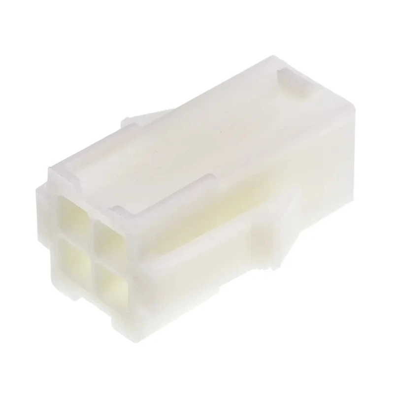 TE Connectivity Mini-Universal MATE-N-LOK Female Connector Housing 4.2 mm Pitch 4 Way 2 Row Straight 172159-1