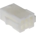 TE Connectivity Mini-Universal MATE-N-LOK Female Connector Housing 4.2 mm Pitch 6 Way 2 Row Straight 172160-1