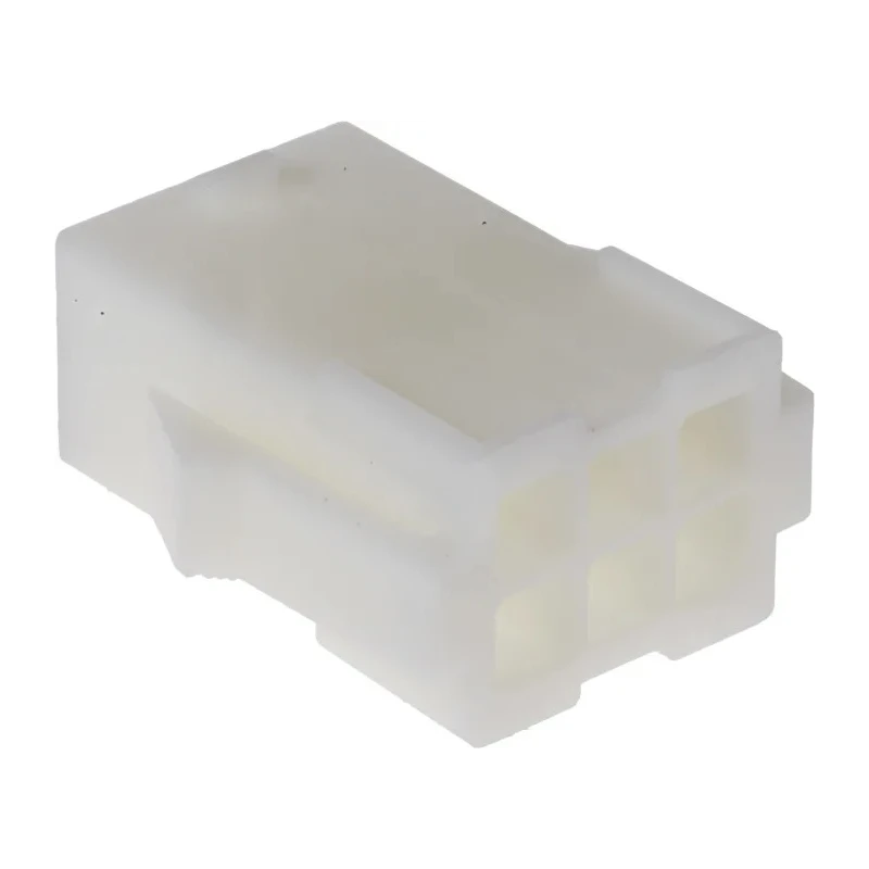 TE Connectivity Mini-Universal MATE-N-LOK Female Connector Housing 4.2 mm Pitch 6 Way 2 Row Straight 172160-1