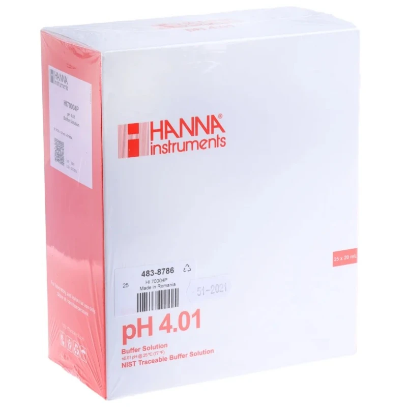 Hanna Instruments pH Buffer Solution 20 ml HI70004P