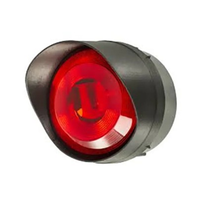 Moflash Red Beacon Traffic Light 280V AC/DC Steady LED Bulb Surface Wall Mount IP65 