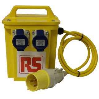RS PRO Site Transformer 3.3 kVA 110 V Primary 230 V Secondary 16 A Output Stand Alone 122-6712
