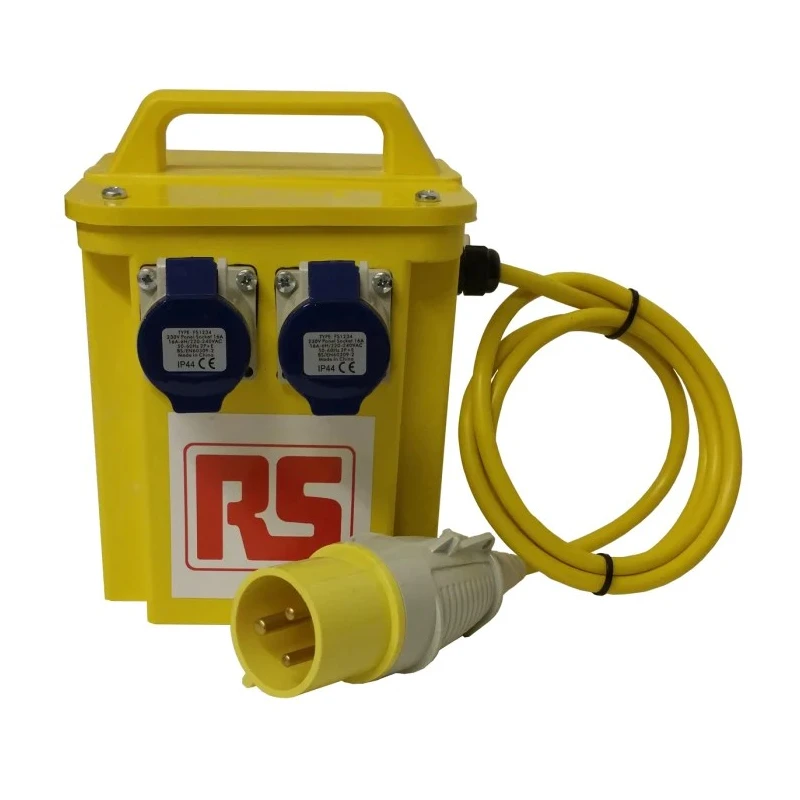 RS PRO Site Transformer 3.3 kVA 110 V Primary 230 V Secondary 16 A Output Stand Alone 122-6712