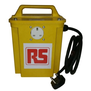 RS PRO Site Transformer 750 VA Portable Isolation Transformer 230 V AC Primary 230 V AC Secondary 13 A Output 122-6717