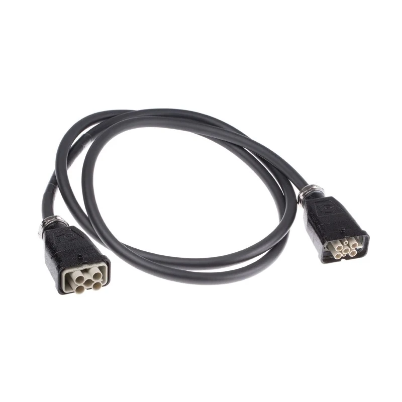 HARTING Heavy Duty Power Connector Cable Crimp 4 Way 14A Han Q Female/Male 600V 20871473001200