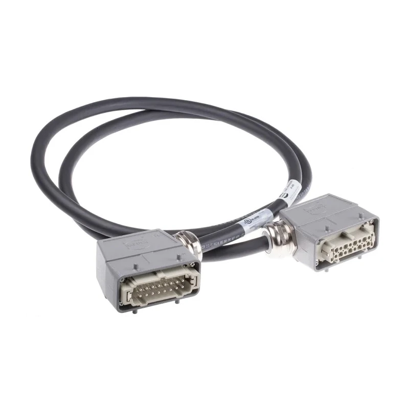 HARTING Heavy Duty Power Connector, Crimp, 16 Way, 7A, Han E Female/Male, 600V 20871469002200