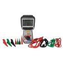 Megger Insulation Tester 50 V Min Test Voltage, 500 V Max Test Voltage, 200 GΩ Resistance, CAT IV MIT485