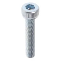 RS PRO Plain Steel Hex Socket Cap Screw, Hex Socket Drive, Thread M3 x Length 16 mm 483-8180