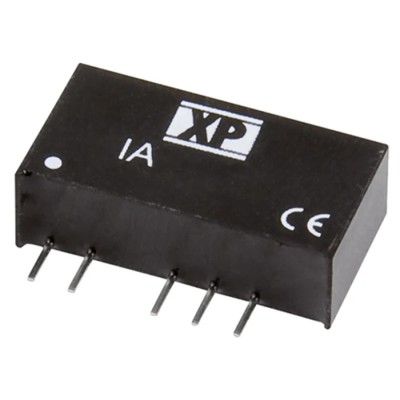 XP Power Isolated Dual Output DC/DC Converter 24V and -24V, 21mA Output Current, 1W Power, SIP Package Through Hole IA1224S