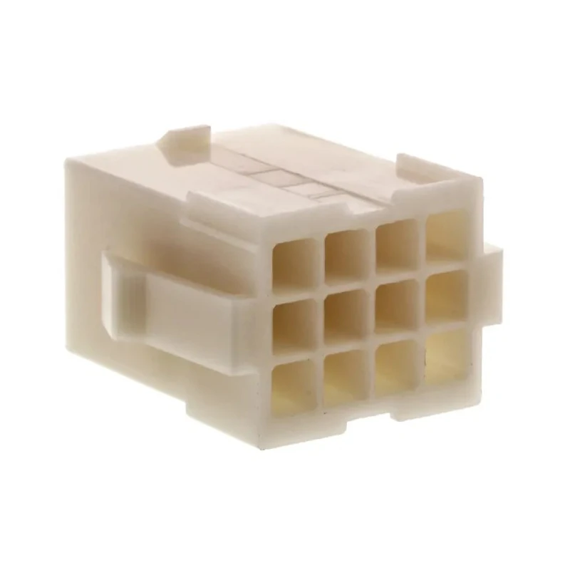 TE Connectivity Mini-Universal MATE-N-LOK Female Connector Housing 4.2 mm Pitch 12 Way 3 Row Straight 172162-1