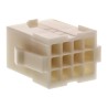 TE Connectivity Mini-Universal MATE-N-LOK Female Connector Housing 4.2 mm Pitch 12 Way 3 Row Straight 172162-1