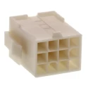 TE Connectivity Mini-Universal MATE-N-LOK Female Connector Housing 12 Way 3 Row 4.2 mm Pitch 26.2 mm Length Nylon 172162-1