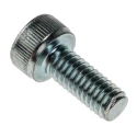 RS PRO Plain Steel Hex Socket Cap Screw, Hex Socket, M4 x 10 mm 483-8203