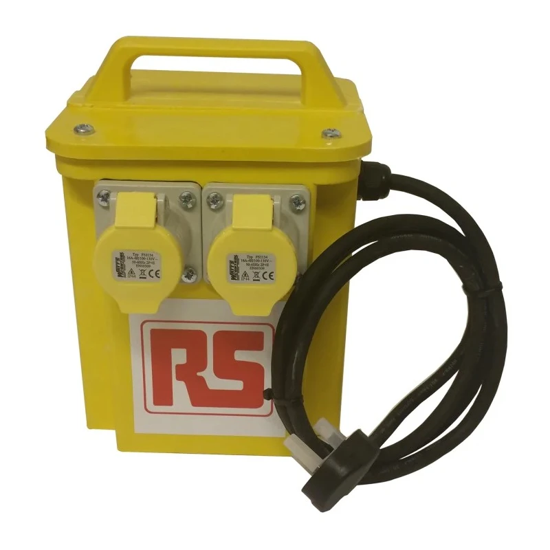 Carroll & Meynell High-Quality 1 Phase Site Transformer 3.3 kVA, 230 V AC Primary, 110 V (55V-0V-55V) Secondary, 16 122-6705