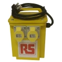 Carroll & Meynell High-Quality 1 Phase Site Transformer 3.3 kVA, 230 V AC Primary, 110 V (55V-0V-55V) Secondary, 16 122-6705