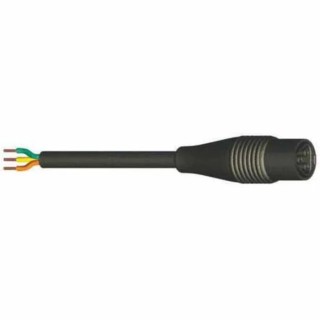 Wieland Lighting Connector Cable Assembly Female 3-Pole 16A 250V IP68 IP66 Black RST20i3 