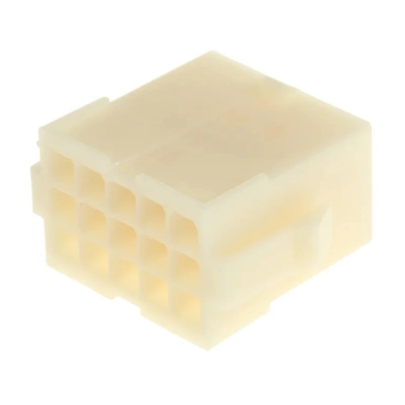 TE Connectivity Mini-Universal MATE-N-LOK Female Connector Housing 4.2 mm Pitch 15 Way 3 Row Straight 172163-1
