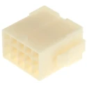 TE Connectivity Mini-Universal MATE-N-LOK Female Connector Housing 4.2 mm Pitch 15 Way 3 Row Straight 172163-1