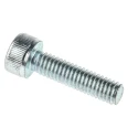 RS PRO Plain Steel Hex Socket Cap Screw M4 x 16 mm, Hex Socket Drive, DIN 912 Standard 483-8225