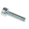 RS PRO Plain Steel Hex Socket Cap Screw M4 x 16 mm, Hex Socket Drive, DIN 912 Standard 483-8225