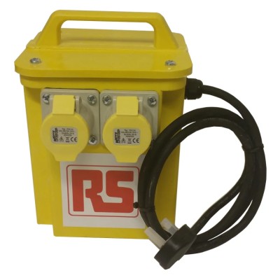 RS PRO 1 Site Transformer 2.25 kVA, 230 V ac Primary, 110 V (55V-0V-55V) Secondary, 16 A Output 122-6711