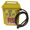 RS PRO 1 Site Transformer 2.25 kVA, 230 V ac Primary, 110 V (55V-0V-55V) Secondary, 16 A Output 122-6711