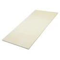 Tufnol Beige Synthetic Resin Bonded Fabric Plastic Sheet 590 mm x 285 mm x 10 mm Phenolic Resin Weave Cotton 484-1697