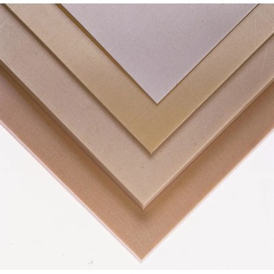Tufnol Beige Synthetic Resin Bonded Fabric Plastic Sheet 590 mm x 285 mm x 4 mm Weave Cotton Epoxy Resin 484-1704