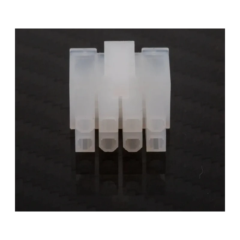 TE Connectivity Mini-Fit Jr Female Crimp Connector Housing 4.2 mm Pitch 8 Way 2 Row Straight 39-01-2080
