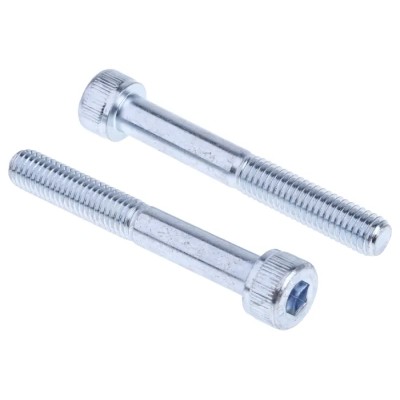 RS PRO Plain Steel Hex Socket Cap Screw, Hex Socket Drive, M8 Thread, 60mm Length 483-9515