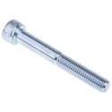 RS PRO Plain Steel Hex Socket Cap Screw, Hex Socket Drive, M8 Thread, 60mm Length 483-9515