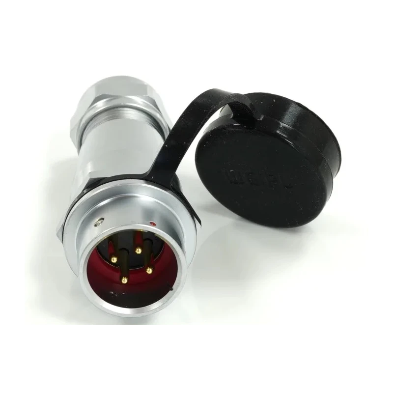 RS PRO High Performance Circular Connector 4 Contacts Cable Mount Socket Male M16 Push Pull IP67 500V 15A 233-8161