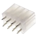 Molex Mini-Fit Jr Series Straight Through Hole PCB Header, 8 Contact, 4.2 mm Pitch, 2 Row, Shrouded 39-28-1083